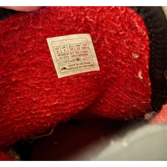 North Face Black Winter Boots Size 3 Big Kid - Picture 5 of 6